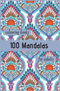 100 mandalas colouring books for adults