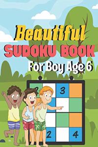 Beautiful sudoku book for boy age 6