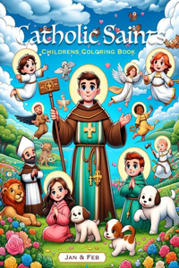 January - February - Catholic Saints & Feasts Coloring Book