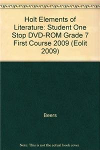 Holt Elements of Literature: Student One Stop DVD-ROM First Course 2009