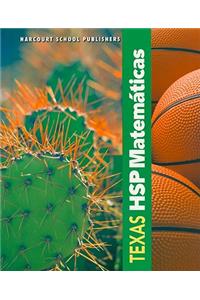 Harcourt School Publishers Spanish Math Texas: Student Edition Grade 3 2009