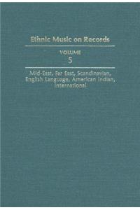 Ethnic Music on Records