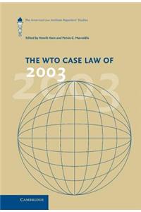 Wto Case Law of 2003