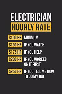 Electrician Notebook - I'm An Electrician Do You Have A Superpower? - Funny Gift for Electrician - Electrician Journal
