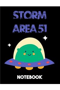 Storm Area 51 Notebook