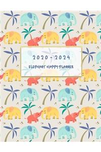 2020-2024 Elephant Happy Planner