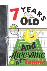 7 Years Old And Awesome At Tennis