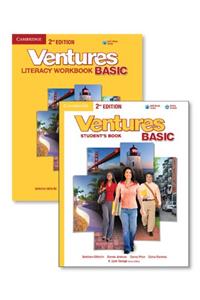 Ventures Basic Literacy Value Pack (Student's Book with Audio CD and Workbook with Audio CD)