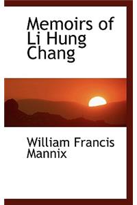 Memoirs of Li Hung Chang