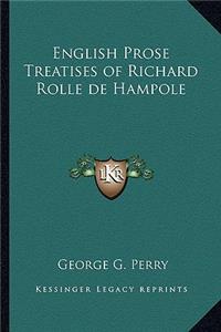 English Prose Treatises of Richard Rolle de Hampole