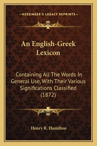 An English-Greek Lexicon