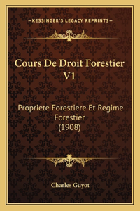 Cours De Droit Forestier V1