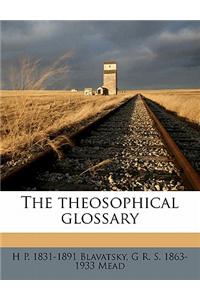 The Theosophical Glossary