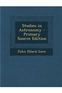 Studies in Astronomy