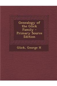 Genealogy of the Glick Family