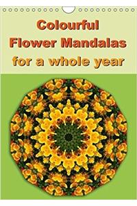Colourful Flower Mandalas for a Whole Year 2018
