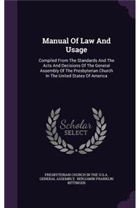 Manual of Law and Usage