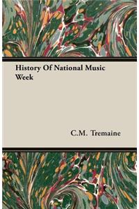 History of National Music Week