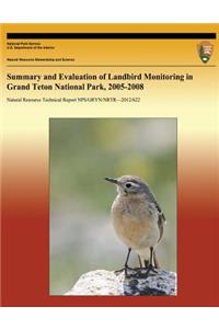 Summary and Evaluation of Landbird Monitoring in Grand Teton National Park, 2005-2008
