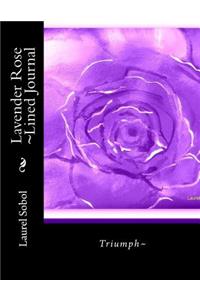 Lavender Rose Lined Journal