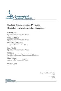 Surface Transportation Program Reauthorization Issues for Congress
