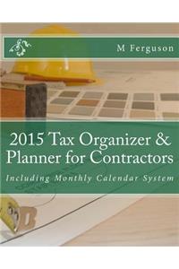 2015 Tax Organizer & Planner for Contractors