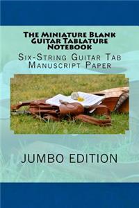 The Miniature Blank Guitar Tablature Notebook