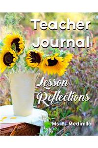 Teacher Journal Lesson Reflections