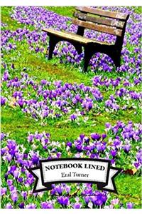 Lined Notebook - Bench: Notebook Journal Diary, 110 Lined Pages, 7 X 10
