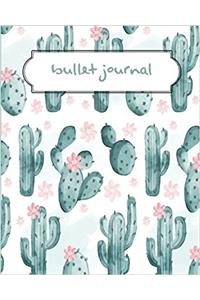 Bullet Journal Cactus Green Pattern Dotted Journal: Bullet Journal / Notebook: Volume 3