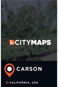 City Maps Carson California, USA