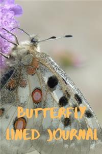 Butterfly Lined Journal
