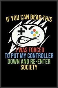 Funny video gaming geek gamer controller