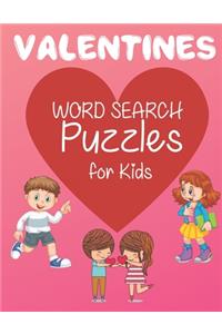 Valentines WORD SEARCH Puzzles for Kids
