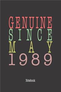 Genuine Since May 1989