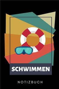 Schwimmen Notizbuch
