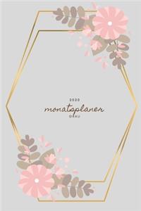 Monatsplaner 2020 grau