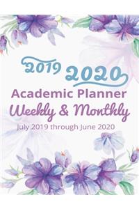 2019-2020 Academic Planner Weekly And Monthly