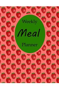 Weekly Meal Planner: 52 Weeks, Shopping Lists, Recipe Pages, 8.5 x 11