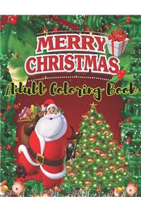 Merry Christmas Adult Coloring Book