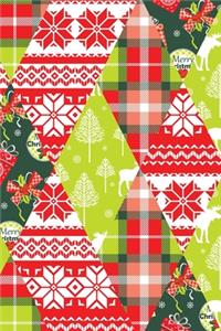 Merry Christmas Ugly Sweater Wrapping Paper Xmas 2 Notebook