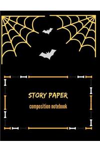 Story Paper Composition Notebook