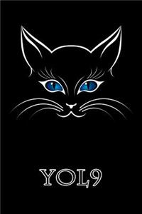 You Only Live Nine Lives Journal: 6x9 Cat Journal - Kitten Notebook 6 x 9, 102 College Ruled Lined Pages for Back to School and Home Schooling Compositions for writing Notes, Stories