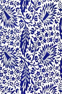 2019 Weekly Planner Vintage Blue Floral 134 Pages