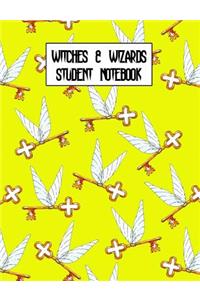 Witches & Wizards Student Notebook: Notebook Ruled Paper for Birthday, Christmas, Back to School Journal Gift for Magical Friend, Family, Teacher, Student