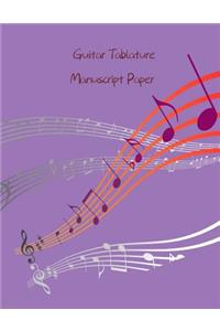 Guitar Tablature Manuscript Paper