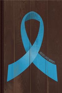 Prostate Cancer Awareness Ribbon Journal Notebook