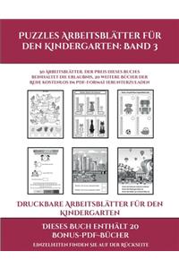 Druckbare Arbeitsblätter für den Kindergarten (Puzzles Arbeitsblätter für den Kindergarten
