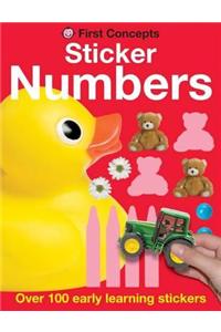 First Sticker Concepts Numbers