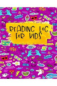 Reading Log For Kids